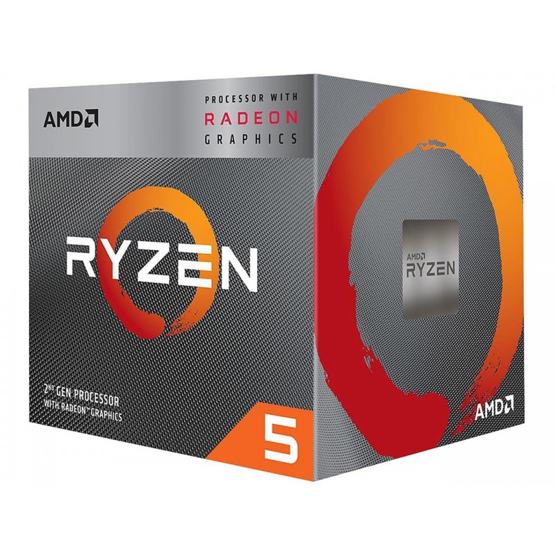Procesador AMD Ryzen 5 3400G 4 Núcleos 3.7GHz AM4 Radeon Vega vista 1