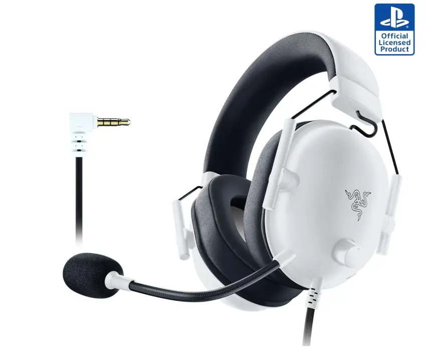 Auriculares Razer BlackShark V2 X - PS5 Edition White [RZ04-03241300-R3UA] vista 2