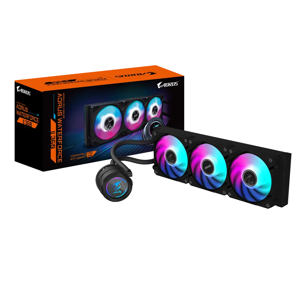 Refrigeración Líquida AORUS WATERFORCE II 360 vista 1