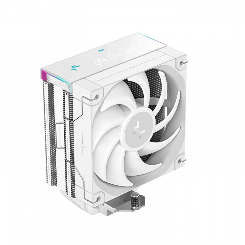 Disipador CPU Deepcool AK400 Digital Pro Blanco con Pantalla LED vista 2