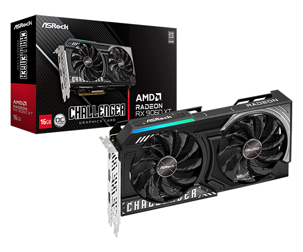 Tarjeta de Video AMD RX 9060 XT Challenger 16GB OC [RX9060XT CL 16GO]