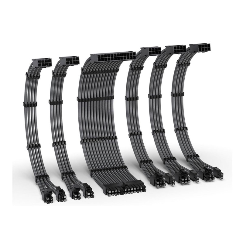 Kit Extensión de Cables Modular EZDIY-FAB V2 Carbon 300mm vista 1