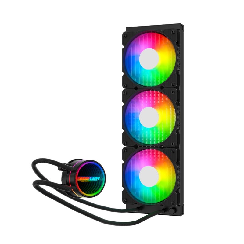 Refrigeración Líquida Airflow H360 BLACK RGB 360mm vista 3