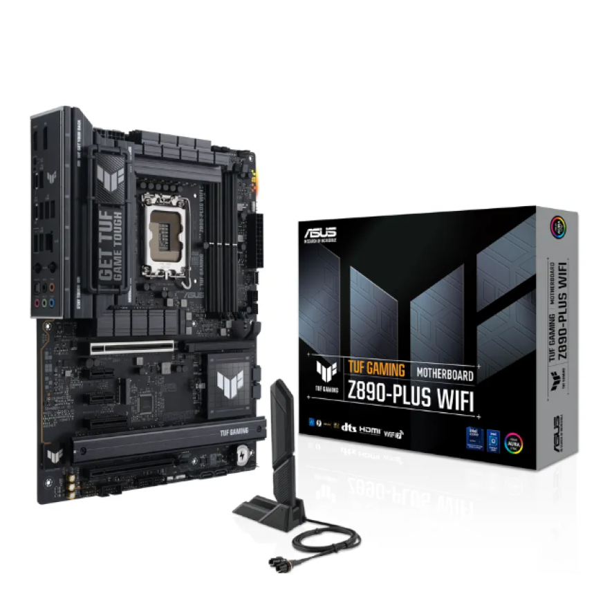 Placa Madre ASUS TUF Gaming Z890-PLUS WIFI LGA 1851 DDR5 WiFi 7 ATX vista 1