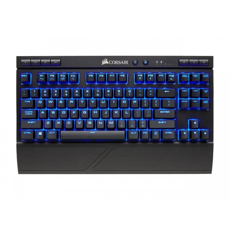CORSAIR K63 Teclado Inalámbrico Mecánico para Gaming en español con Retroiluminación Azul LED Cherry MX Red CH-9145030-SP