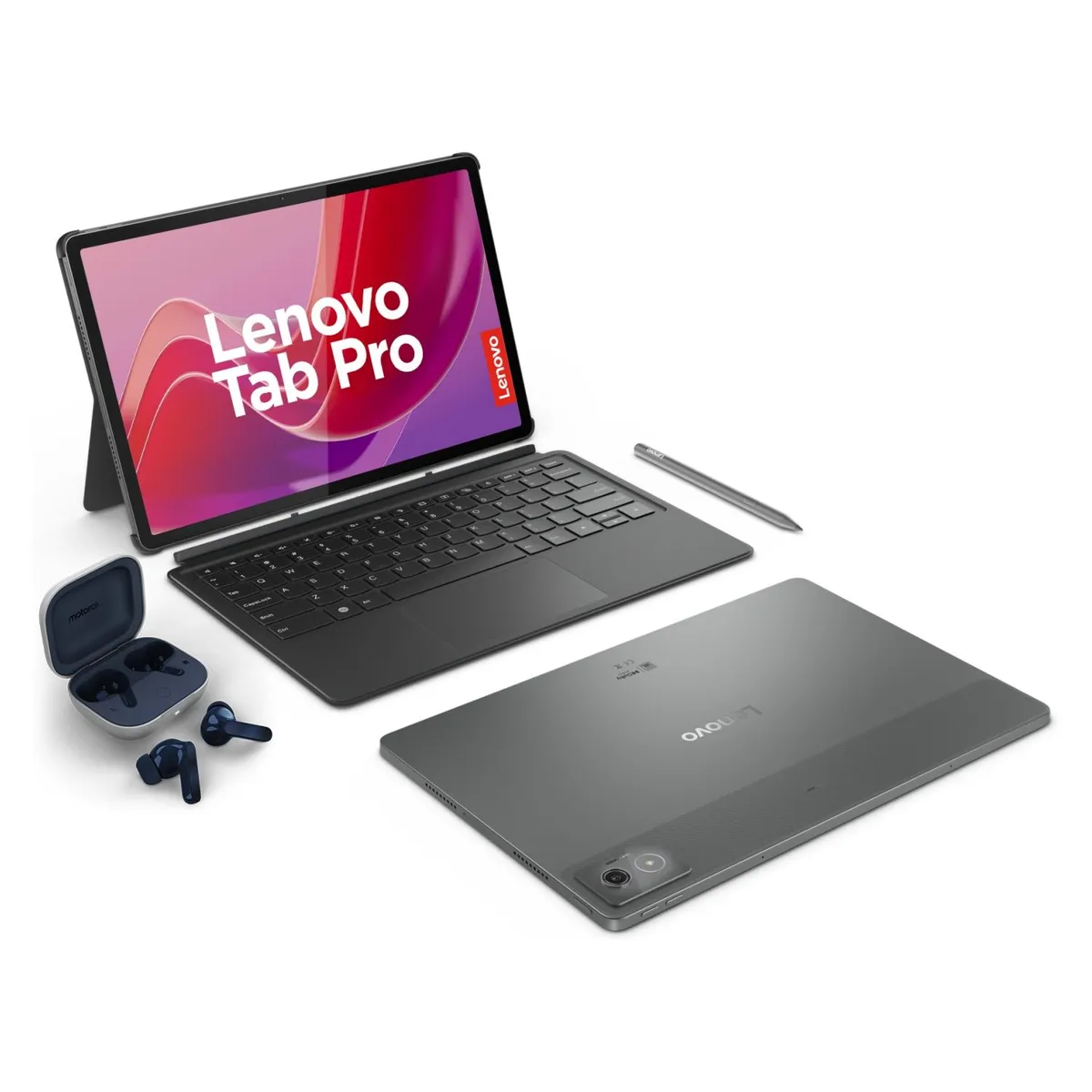 Tablet Lenovo Idea Tab Pro 12.7" 8GB 256GB + Teclado + Lápiz + Funda + Earbuds vista 2