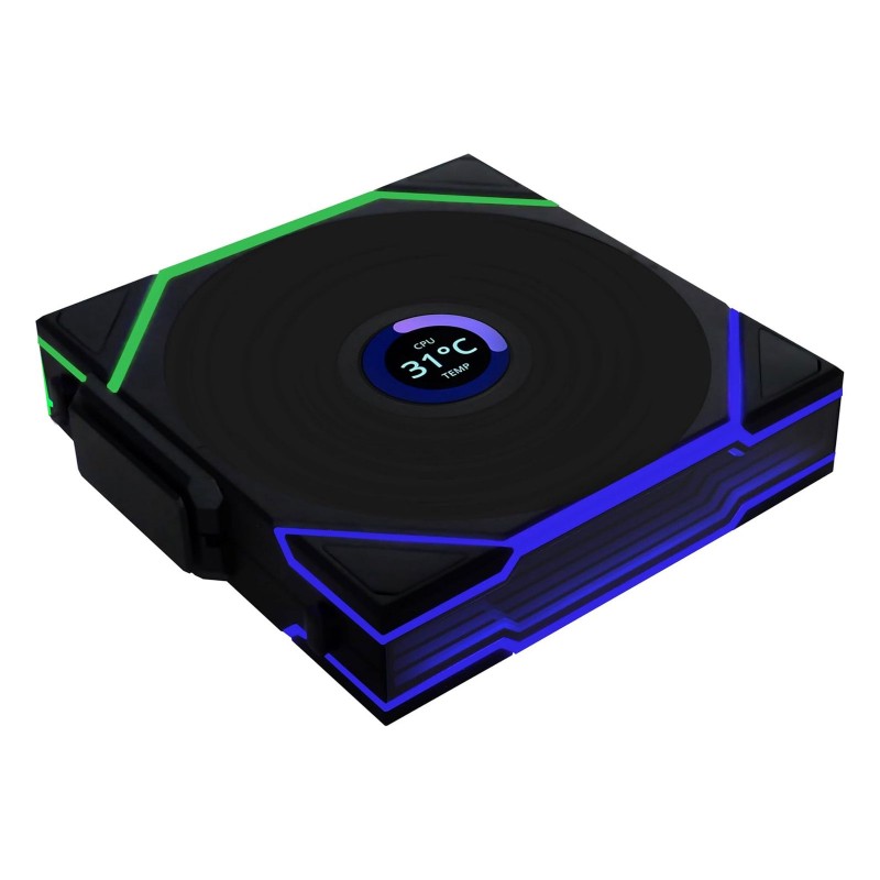 Ventilador Lian Li TL 120mm Wireless LCD Negro vista 1