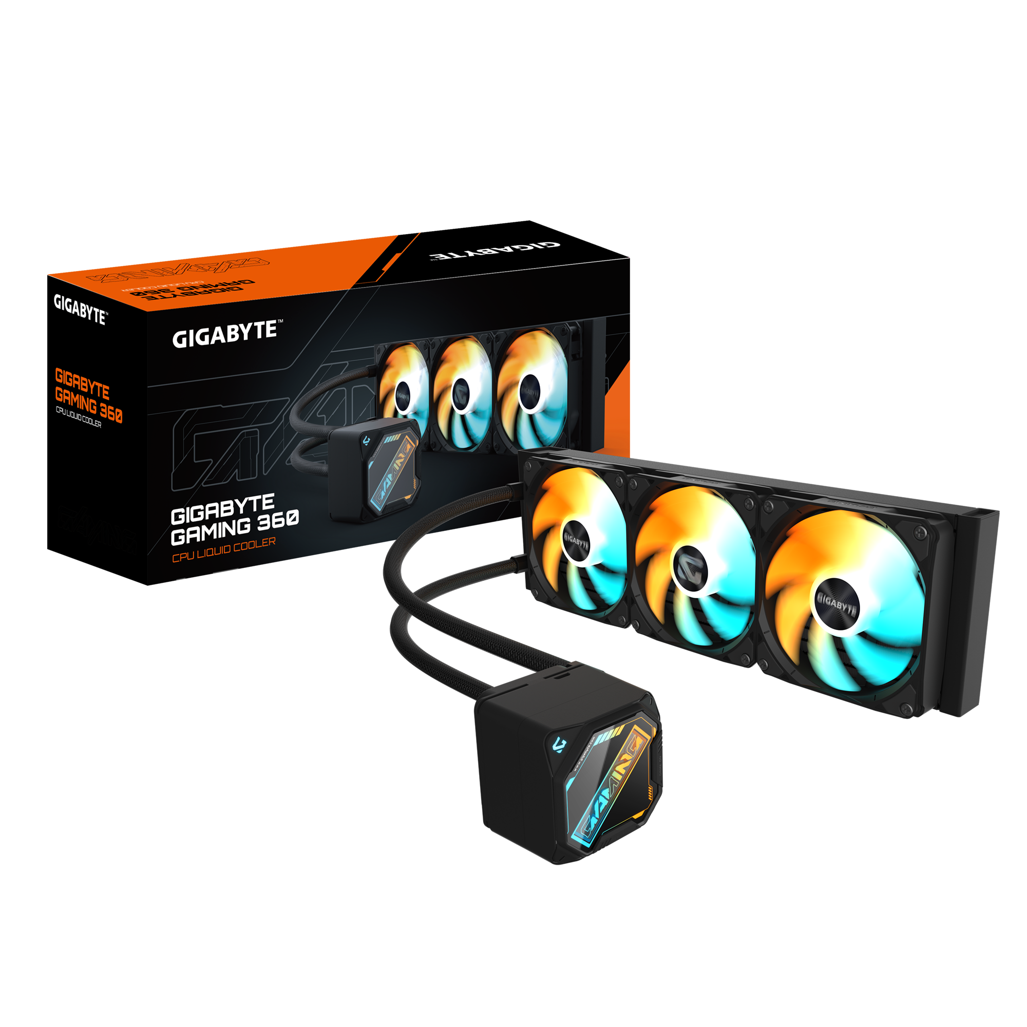 Refrigeración Líquida Gigabyte Gaming 360 Black ARGB AIO para Intel/AMD - Vista 5