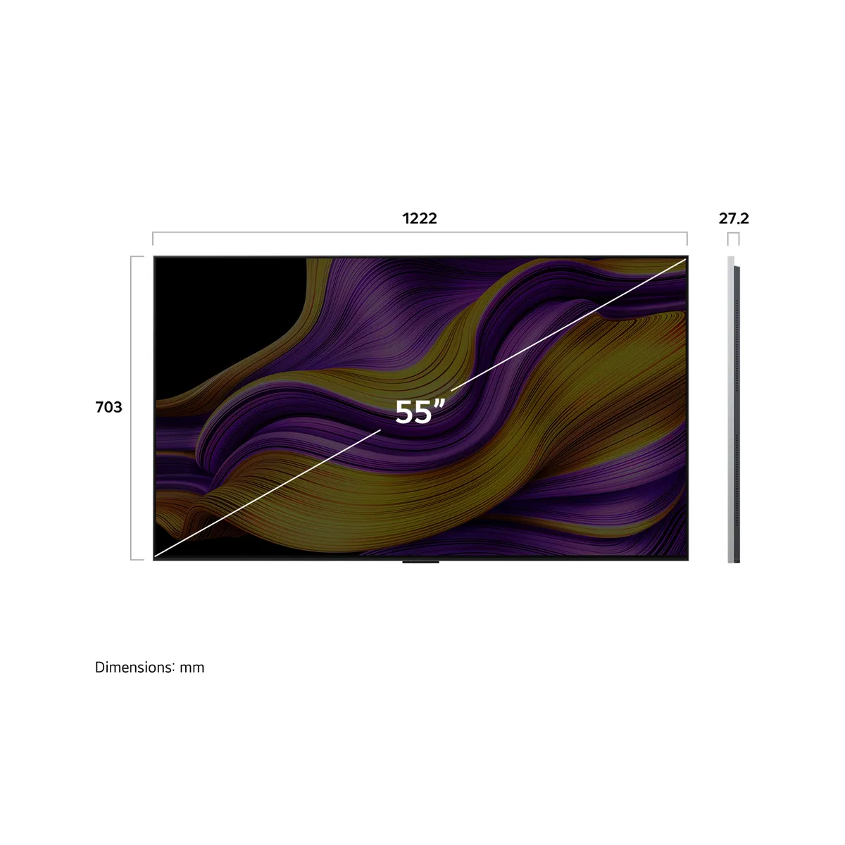 Smart TV LG G5 OLED 4K 165Hz Dolby Vision Gaming vista 2