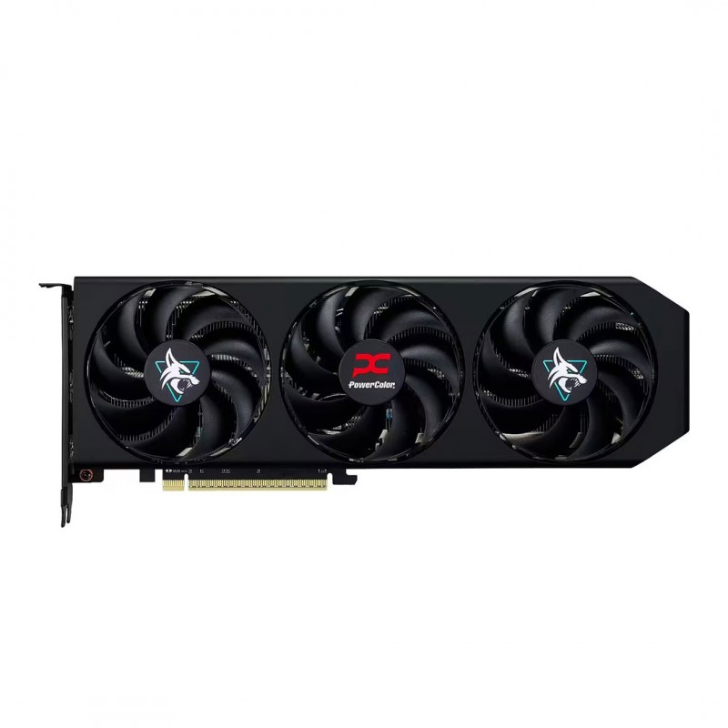 PowerColor RX 9060 XT 8GB Hellhound GDDR6 Triple Fan AMD Radeon RX9060XT 8G-L/OC vista 2
