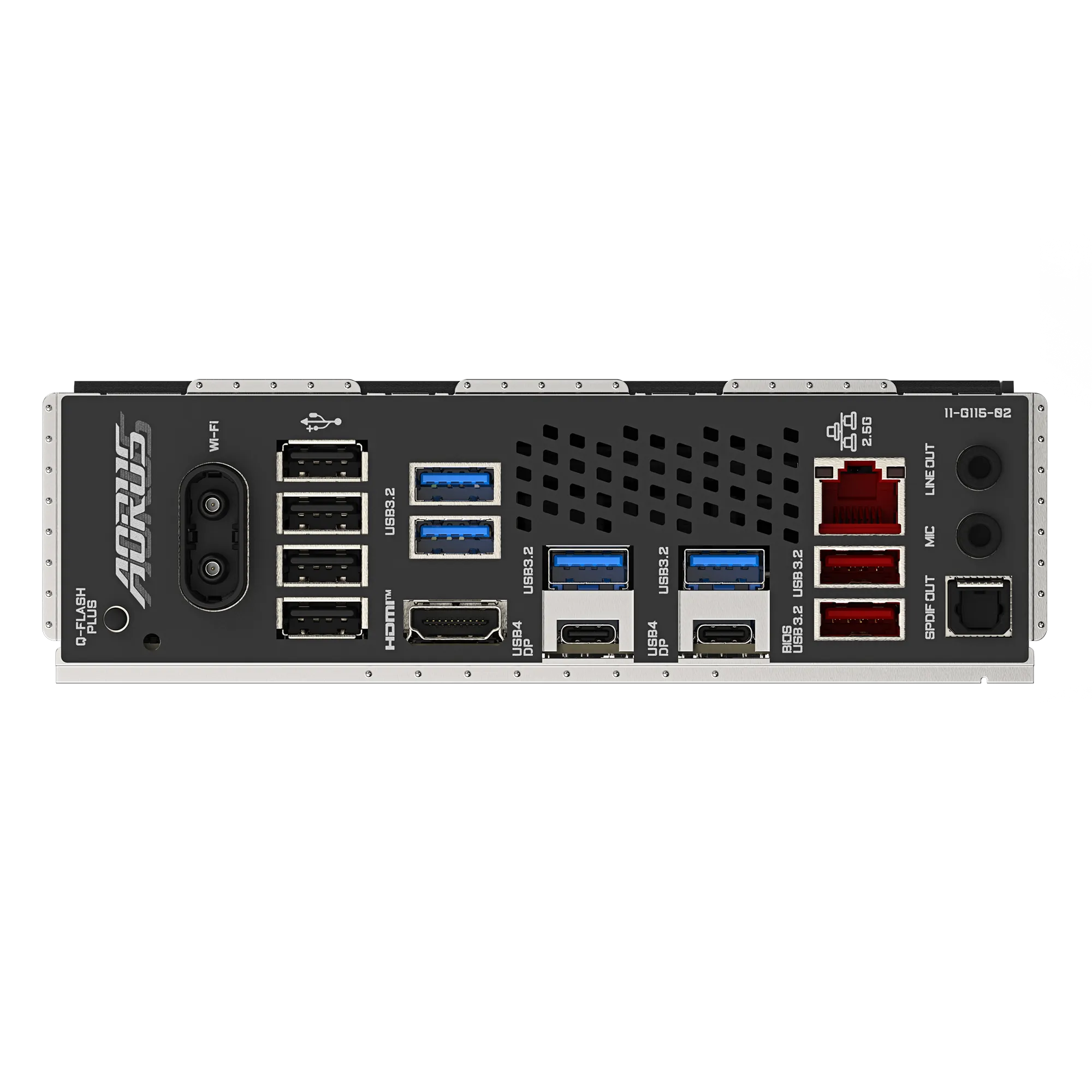 Placa Madre Gigabyte X870 AORUS ELITE WiFi 7 – AM5 ATX con DDR5 hasta 8200 MHz, PCIe 5.0, USB4 (2× Type-C con DP), NVMe RAID 5 y Wi-Fi 7. vista 2