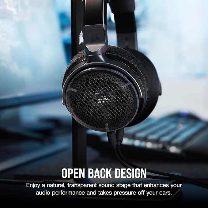 VIRTUOSO PRO Open Back Streaming/Gaming Headset - Carbon vista 2