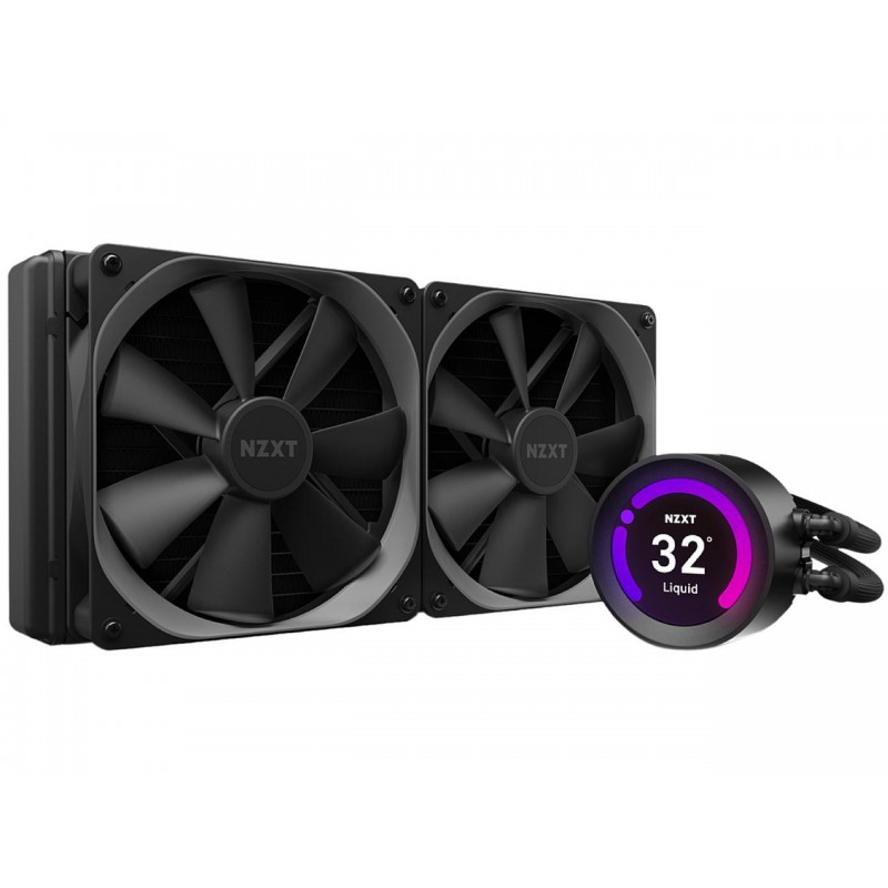 Refrigeración Líquida NZXT Kraken Z63 280mm con Pantalla LCD vista 1