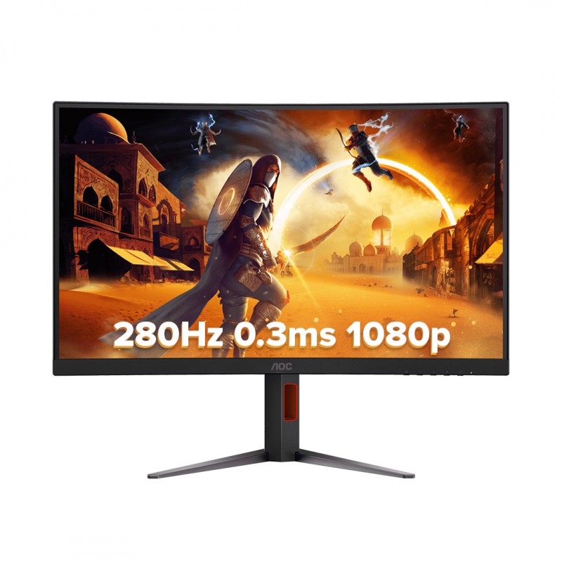 Monitor AOC C27G4Z 27" Curvo 280Hz Full HD VA vista 1