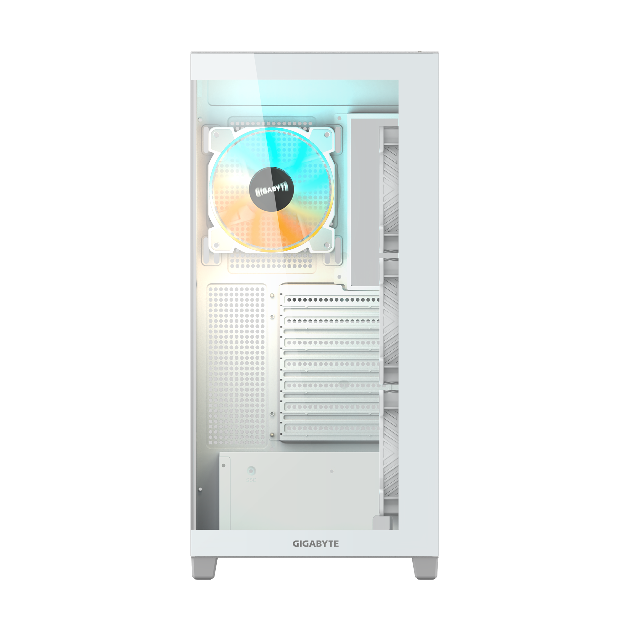 Gabinete GIGABYTE C500 Panoramic Stealth ICE (White Edition) - Vista 2