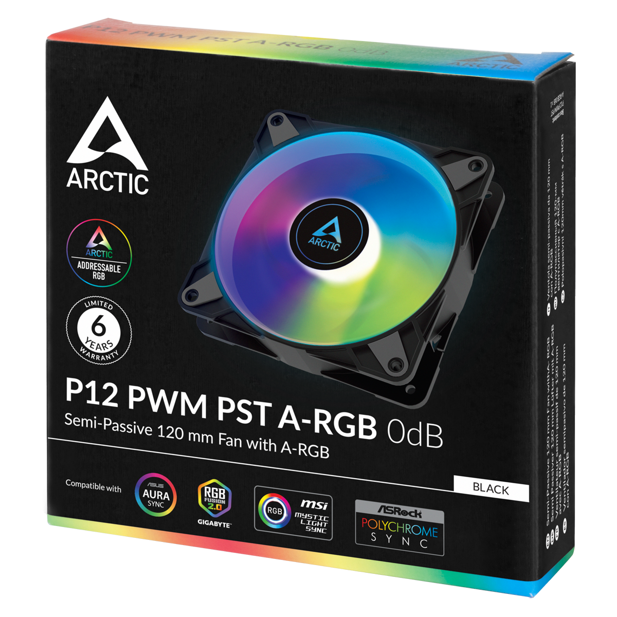 Ventilador ARCTIC P12 PWM PST A-RGB - Vista 2