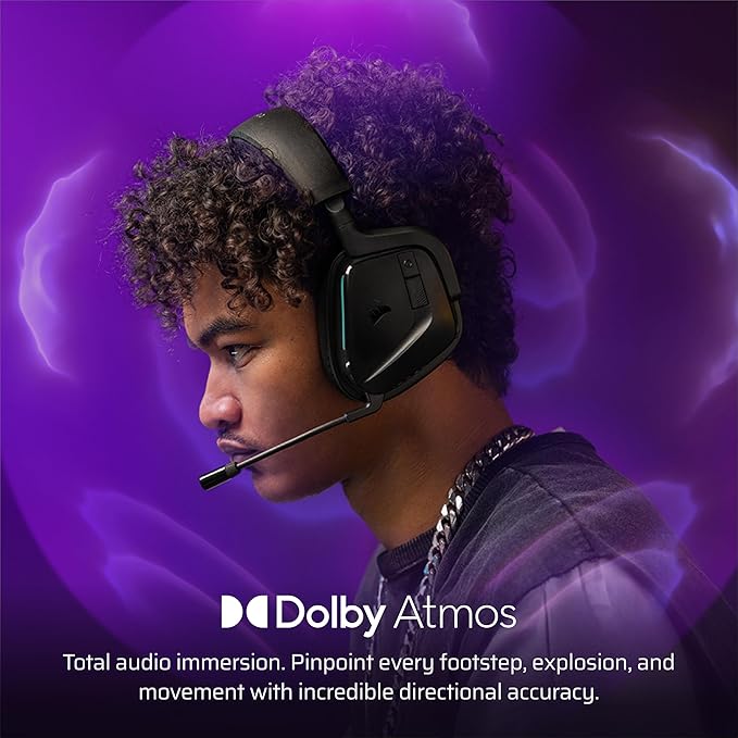 Auriculares gaming VOID WIRELESS v2, carbón vista 2