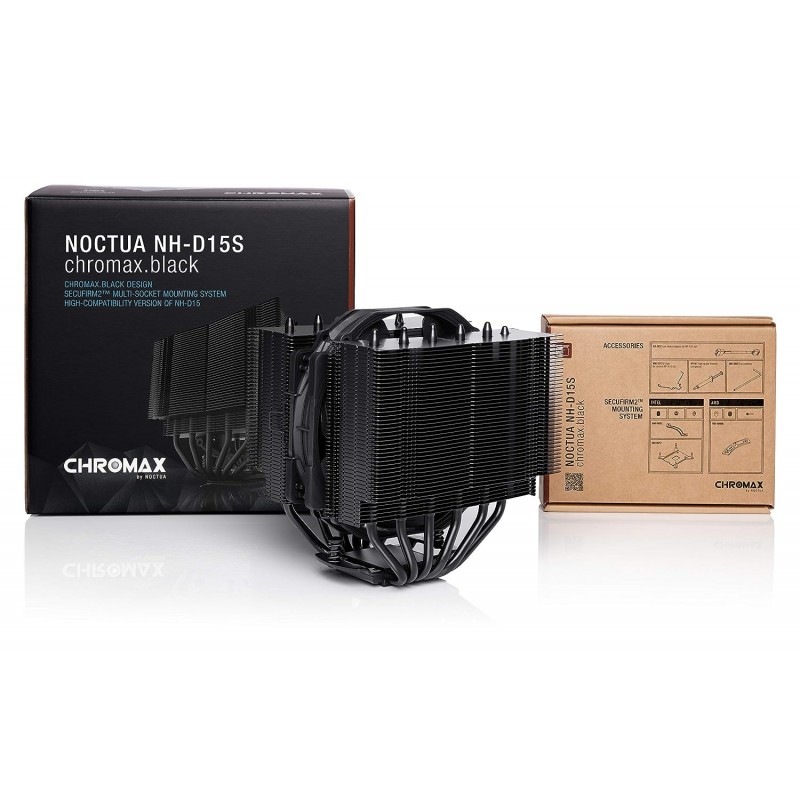 Disipador CPU Noctua NH-D15S Chromax Black vista 3