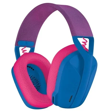 Audífonos Gamer On-Ear - Logitech G435 - Wireless/Bluetooth - Blue/Raspberry (981-001061)
