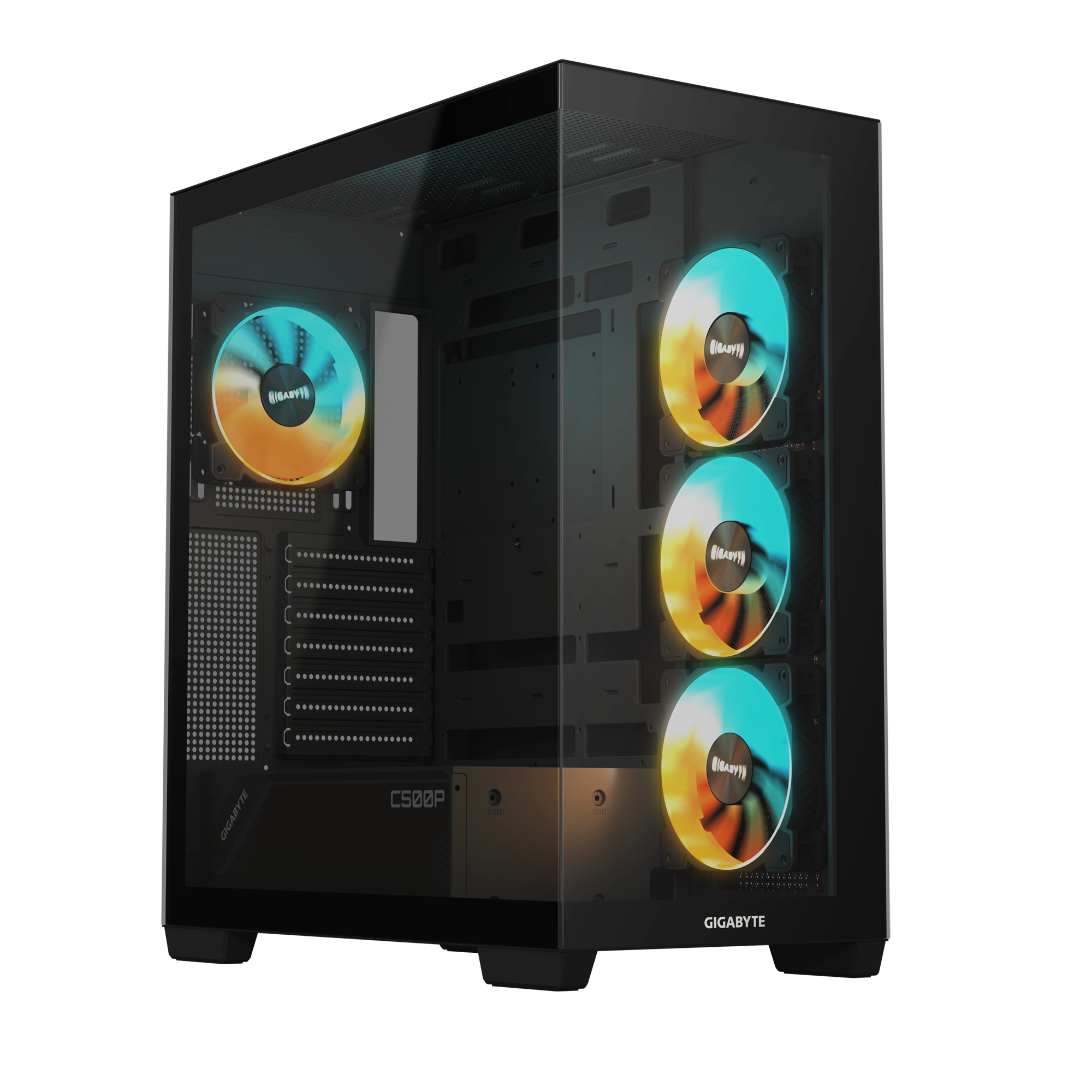 Gabinete GIGABYTE C500 Panoramic Stealth (Black Edition)