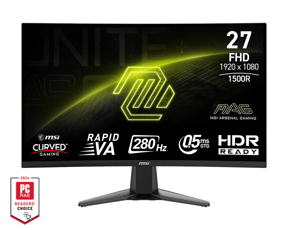 Monitor Gamer MSI MAG 276CXF 27" Curvo FHD 280Hz 0.5ms VA
