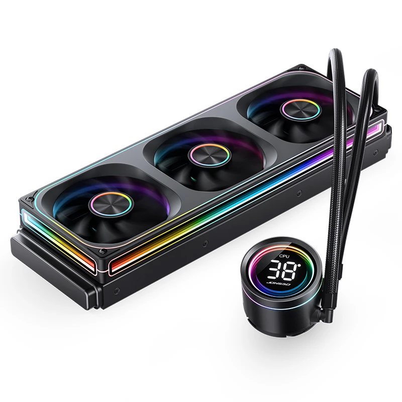 Refrigeración Líquida JONSBO TH-360 Black – AIO 360mm para CPU Intel y AMD vista 3