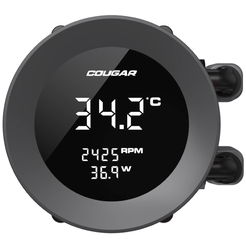 Refrigeración Líquida Cougar Poseidon Vistek ARGB 360mm Black Compatible Intel y AMD vista 2