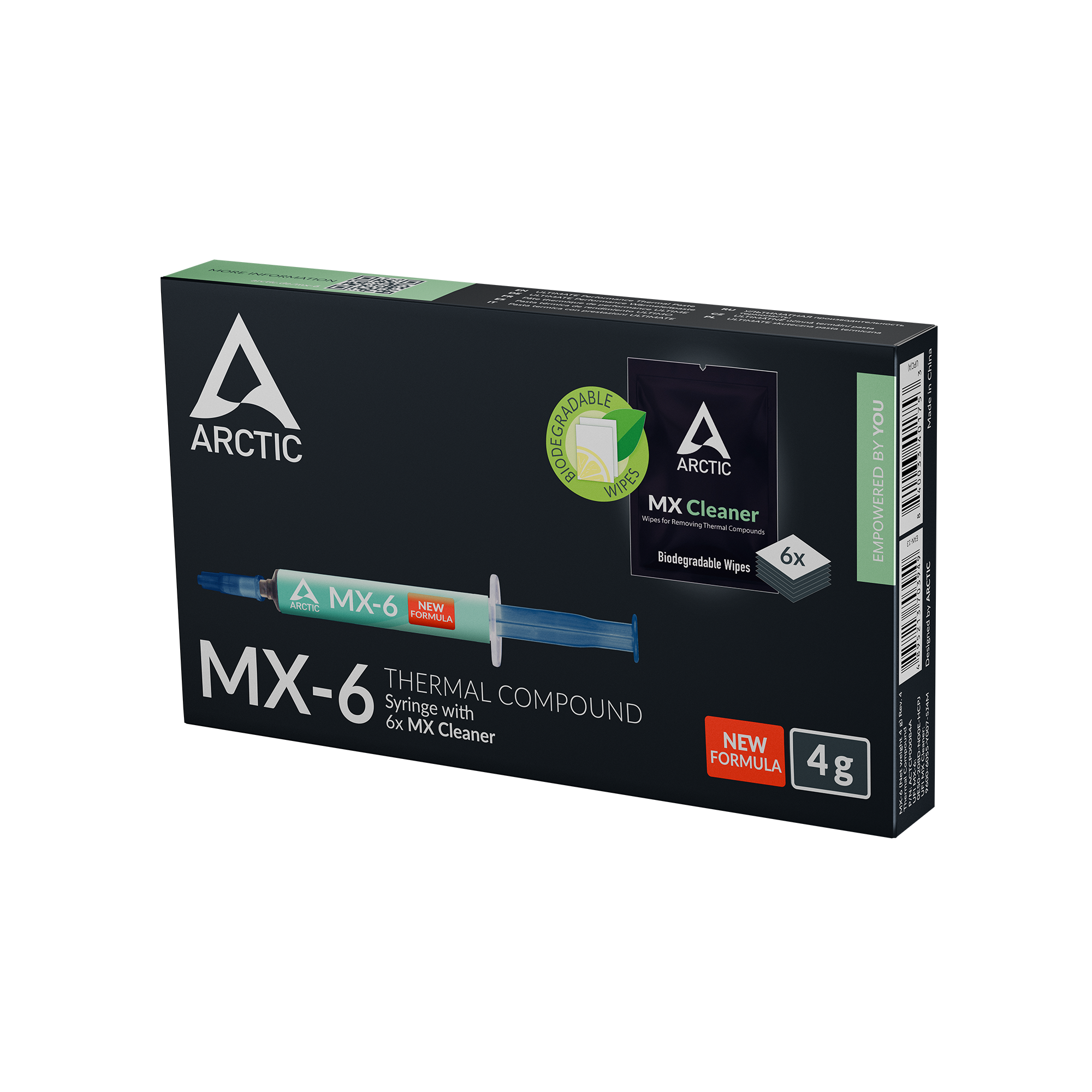 Pasta Térmica ARCTIC MX-6 4g con MX Cleaner – Alto Rendimiento