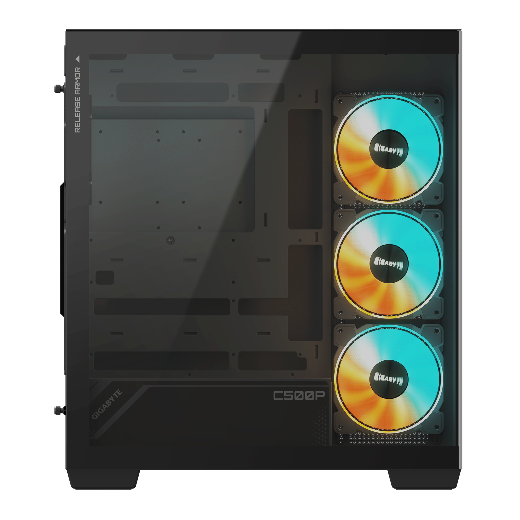 Gabinete GIGABYTE C500 Panoramic Stealth (Black Edition) - Vista 4