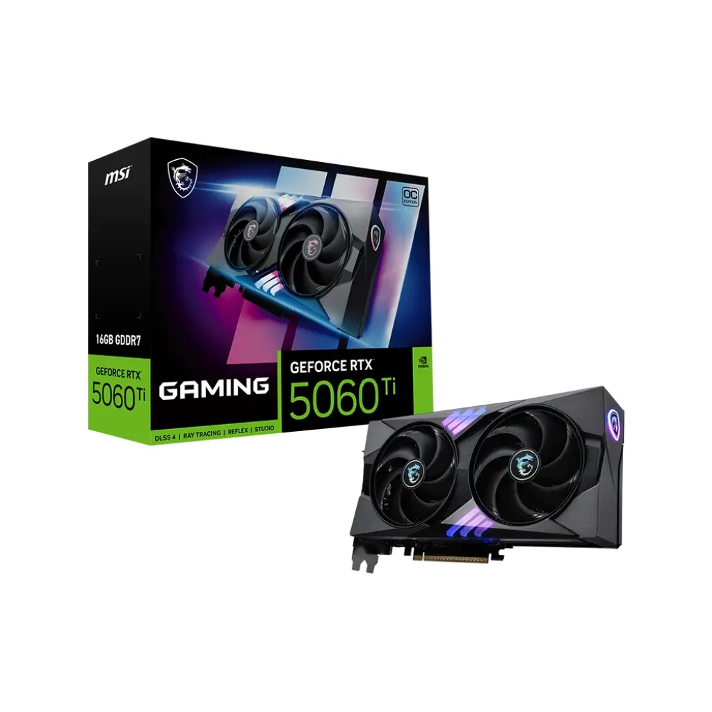 Tarjeta de Video MSI Gaming OC GeForce RTX 5060 Ti 16GB GDDR7 PCIe 5.0