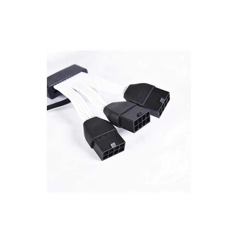 Cable GPU Lian Li Strimer RGB Conector 3x8 PIN - 12VHPWR vista 3