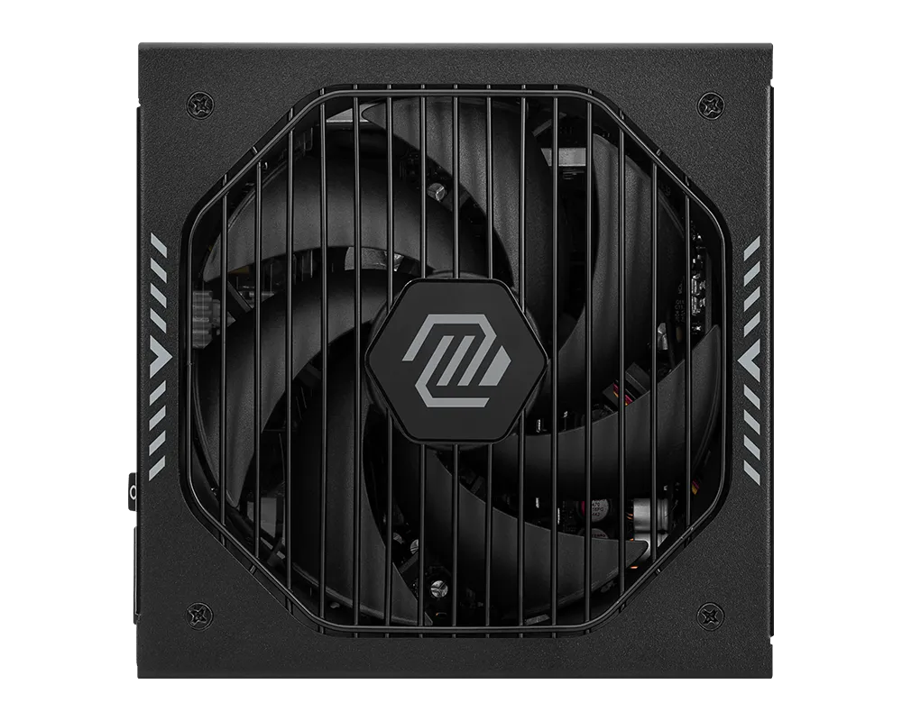 Fuente de Poder MSI MAG A850GLS PCIE5 850W 80 Plus Gold ATX Modular vista 2