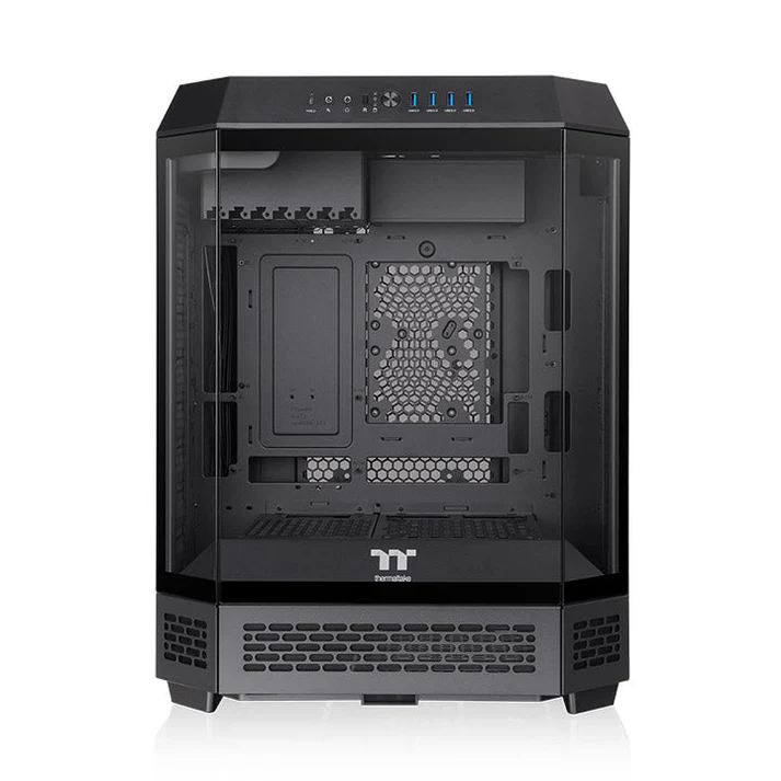 Gabinete Gamer Thermaltake The Tower 600 Black Mid Tower vista 2