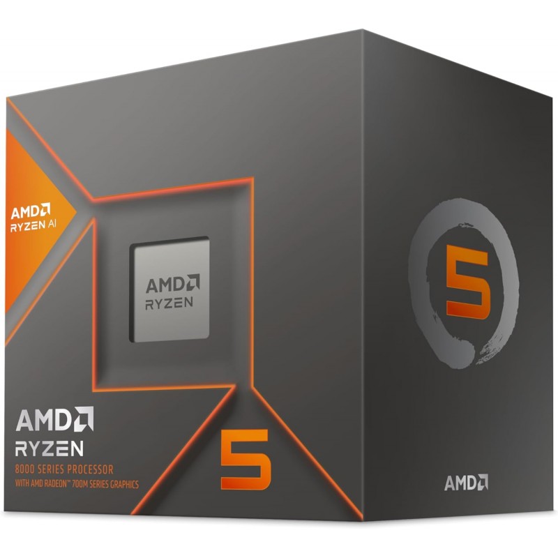 Procesador AMD Ryzen 5 8600G 6 Núcleos 12 Hilos 5.0GHz AM5 Radeon 760M vista 1