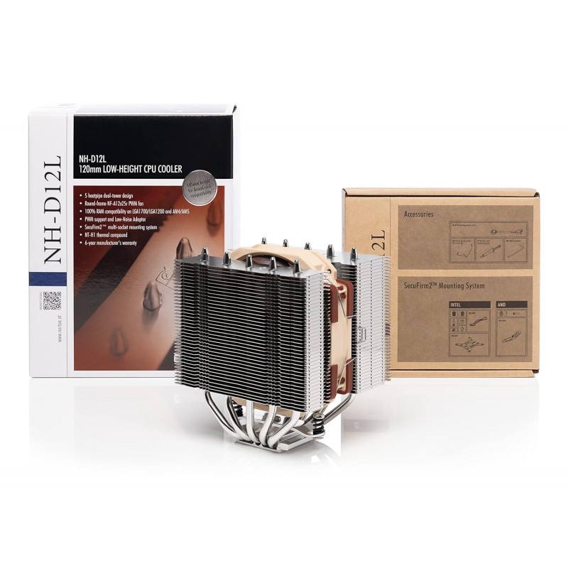 Disipador CPU Noctua NH-D12L AM5/LGA1700 vista 4