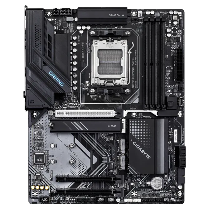 Placa Madre Gigabyte X870 GAMING WIFI6 AM5 ATX DDR5 USB4 vista 2