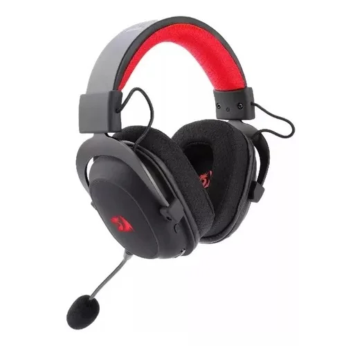 Audífonos Gamer On-Ear - Redragon ZEUS Pro - 7.1 - RGB - Wireless - Black (H510-PRO) - Vista 2