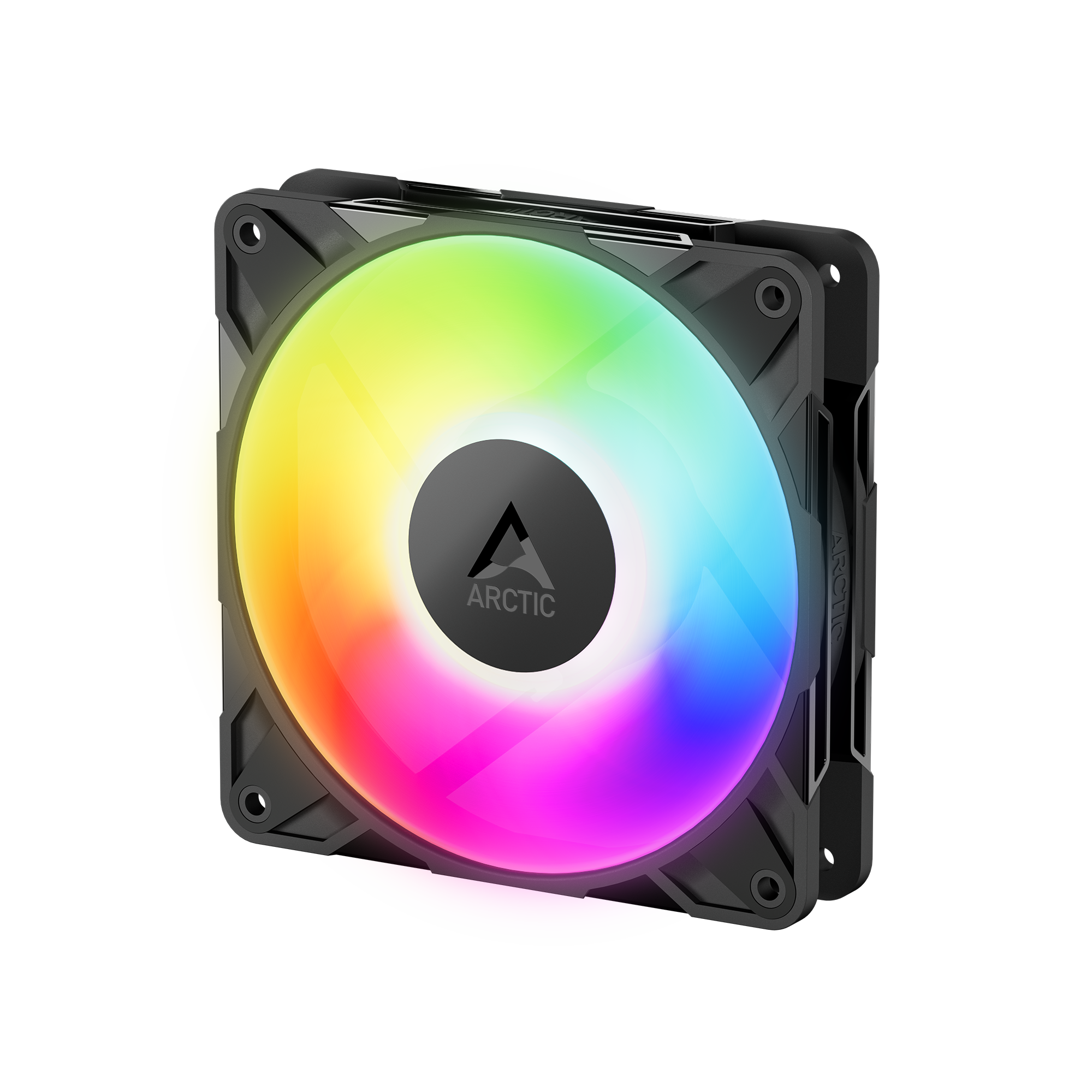 Ventilador ARCTIC P12 Pro PST A-RGB 120mm PWM Alta Presión Negro vista 1