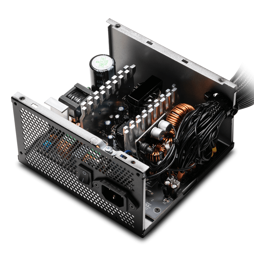 Fuente de Poder XPG PYLON 650W 80+ Bronze ATX – FDB 120mm vista 4