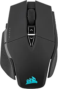 Mouse Gamer Corsair M65 RGB ULTRA WIRELESS — 26.000 DPI, SLIPSTREAM, Peso Ajustable