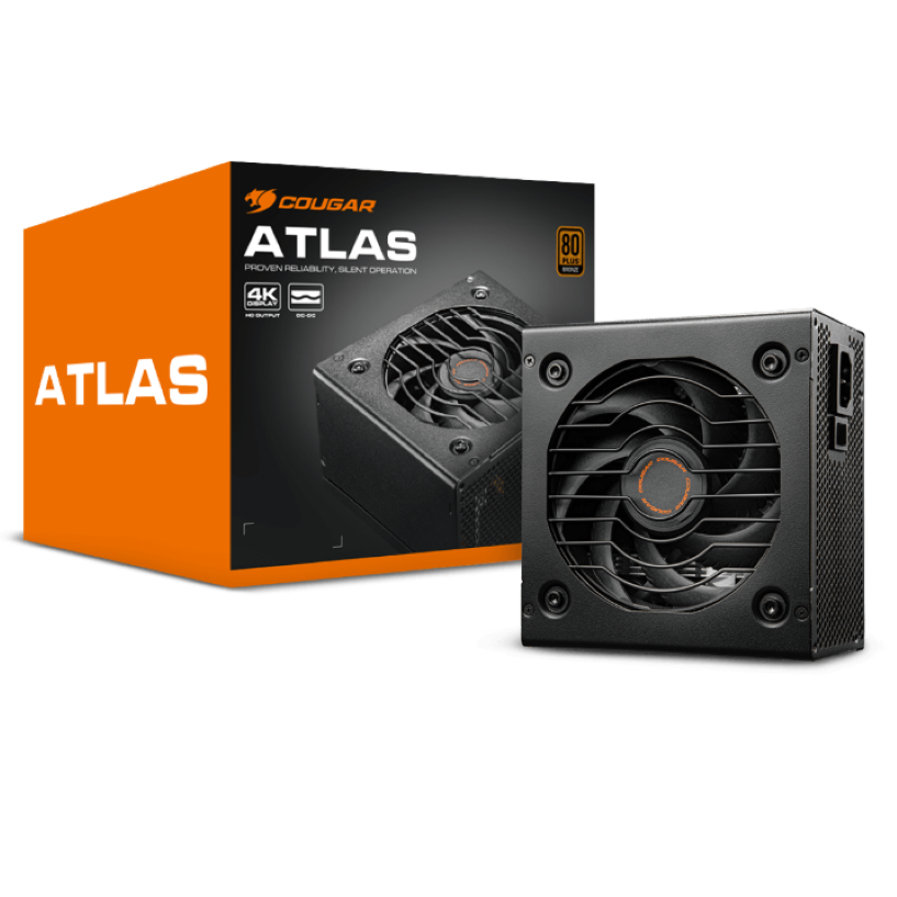 Fuente de Poder Cougar Atlas 650 650W 80 Plus Bronze ATX No Modular vista 1