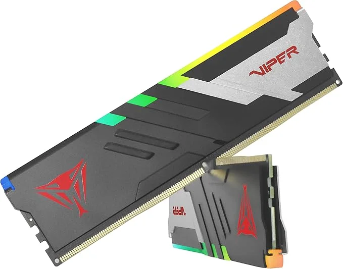 Memoria RAM Patriot Viper Venom RGB DDR5 32GB (2x16GB) 7000MHz CL32 [PVVR532G700C32K] - Vista 2