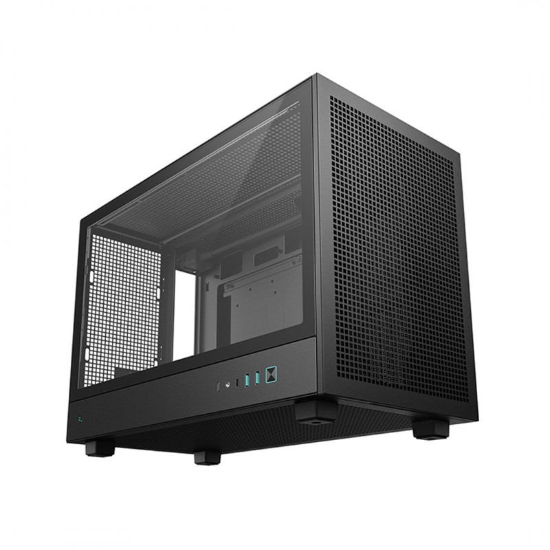 Gabinete DeepCool CH260 Black Mini Torre Micro-ITX vista 2