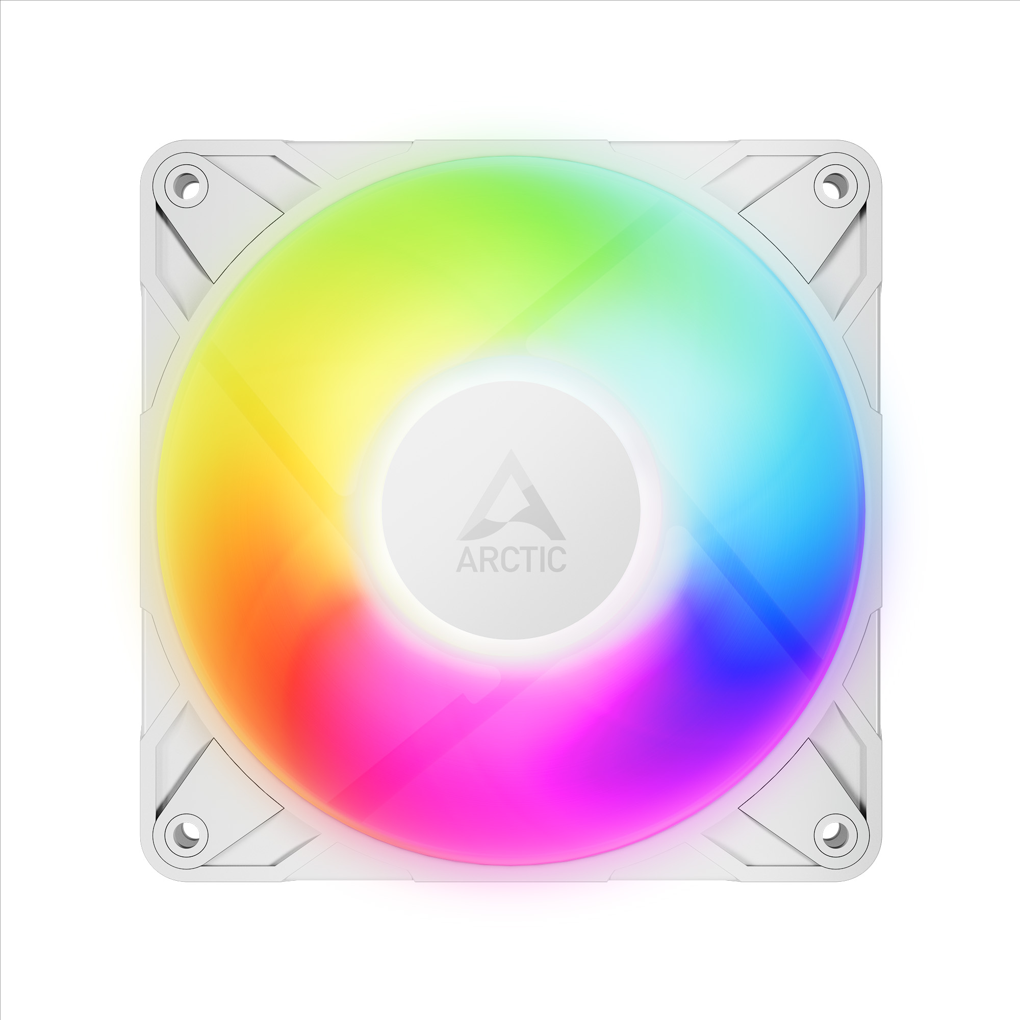 Ventiladores ARCTIC P12 Pro A-RGB White 120mm PWM – Pack 3 vista 2