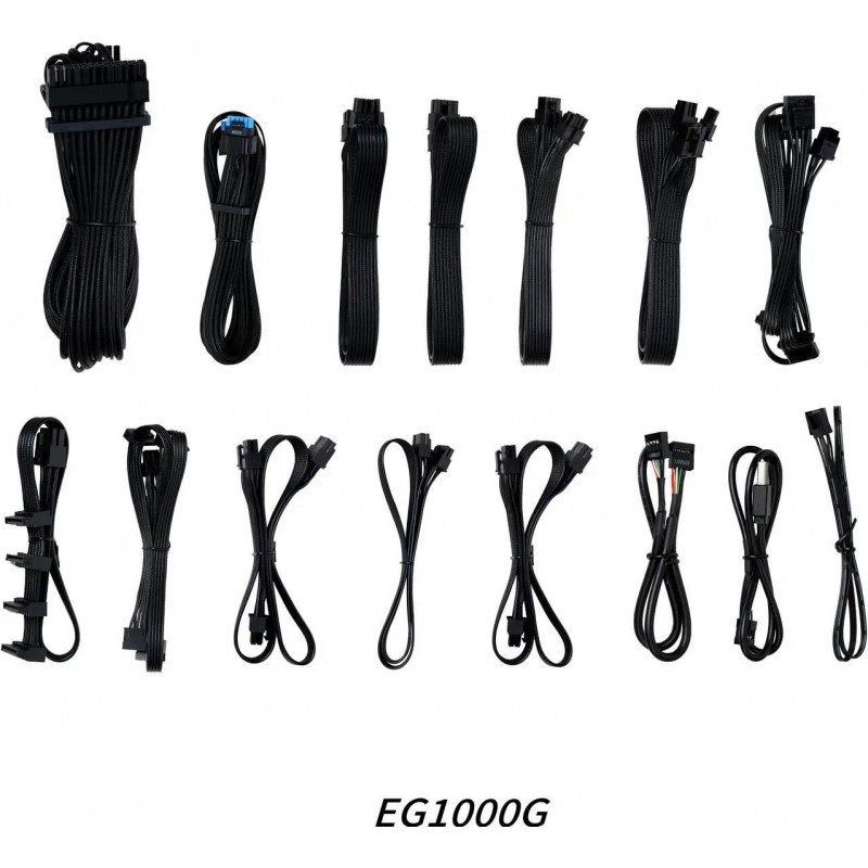 Fuente de Poder LIAN LI EDGE 1000W 80+ GOLD Modular Black vista 3