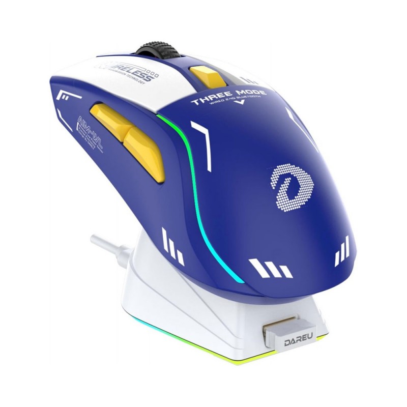 DAREU A950 Blue - Ratón Gaming Inalámbrico 12000 DPI vista 1