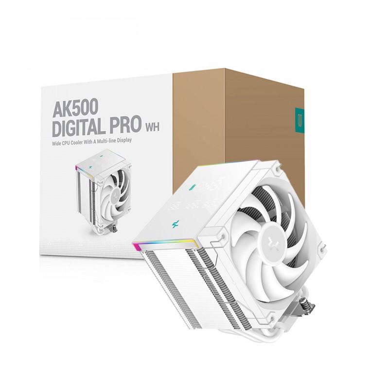 Disipador DeepCool AK500 Digital Pro WH RGB vista 1