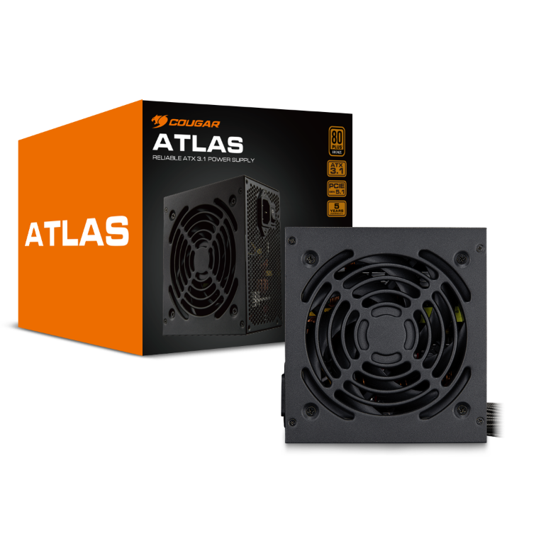 Fuente de Poder Cougar Atlas 650 ATX 3.1 650W 80 Plus Bronze ATX No Modular vista 1