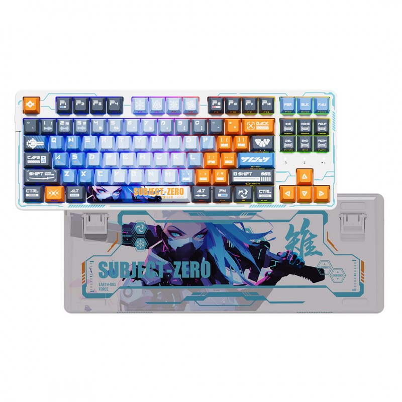 Teclado Mecánico Dareu EK87 Pro Subject Zero 4 RGB Inalámbrico vista 1