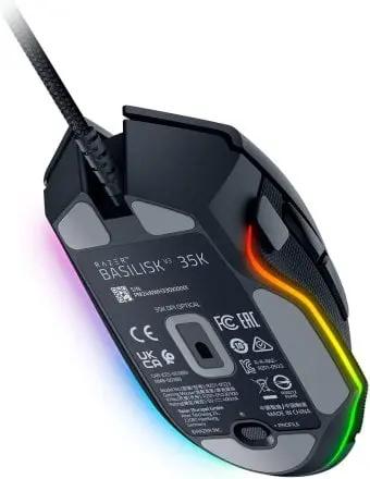 Mouse Gamer Razer Basilisk V3 35K – 35,000 DPI – 11 Botones – RGB Chroma – Negro [RZ01-05230100-R3M1] vista 3
